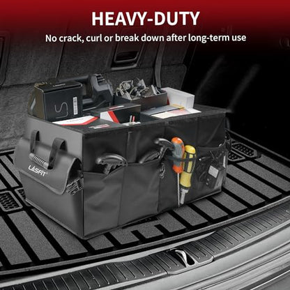 LASFIT Cargo Mat for Jeep Grand Cherokee L 2021-2025 2026 6 Seaters and 7 Seaters Accessories Custom Fit Trunk Mat All Weather TPE Cargo Liner, Black - style: Grand Cherokee L 2021-2026 Cargo Mat