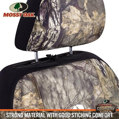 Mossy Oak Front Camo Seat Covers Low Back - Made with Premium Rip-Stop Oxford Fabric, Airbag Compatible, Universial Fit Most Bucket Seats - Official Licensed Product - size: Oxford Low Back Front Seat Covers