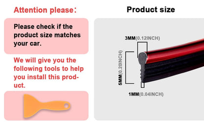 Car Interior Moulding Trim Strips 16.4ft /5M Universal Car Decoration Pinstriping Filler Insert Strips Styling Dashboard Decorative DIY Flexible Strip Garnish Accessory with Installing (Red)
