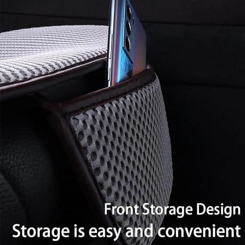 Breathable & Anti-Slip Viscose Filament Car Seat Covers,Ice Silk Non-Slip Car Seat Pad for Summer Breathable and Refreshing (Black,Seat Full Set) - color: Black, size: Seat Full Set
