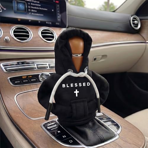 Bigfoot Gear Shift Hoodie,Universal Car Shift Knob Cover,Aesthetic Manual Automatic Stick Shifter Cover Mini Hoodie,Flag Sasquatch Car Accessories Interior Big Foot Gifts for Drivers Women Men - color: Flag Bigfoot