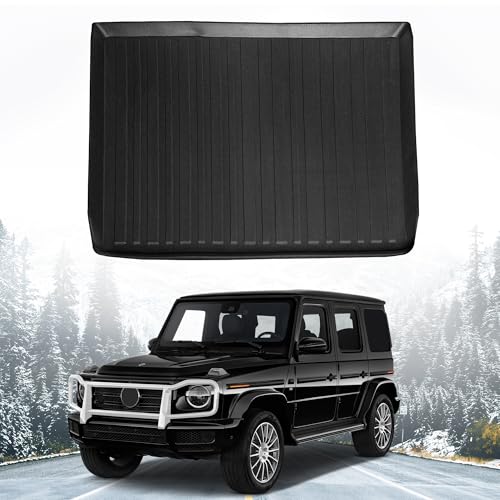 Premium Cargo Liner for Mercedes Benz G 500 G 550 G63 2019-2025 - Custom Fit Car Trunk Mat -All-Season Black Cargo Mat - 3D Shaped Laser Measured Trunk Liners for Mercedes Benz G 63 AMG W463