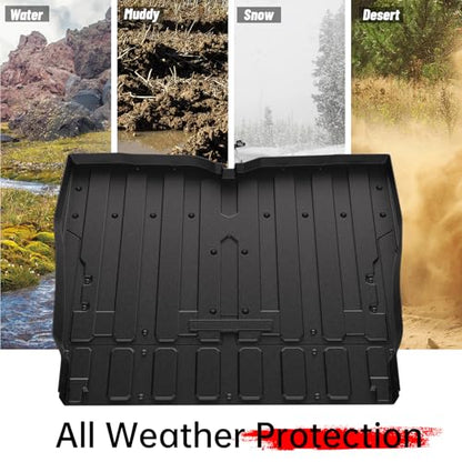 UTV Bed Mat Liner for for Honda Pioneer 1000-5 16-25, TPE Rubber Rear Cargo Bed Mat All Weather Protection Slush Liner for Honda Pioneer 1000 5 2016-2025 Accessories, Replace# 0SP42-HL4-501