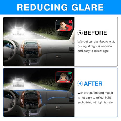 Autorder Gray Dashboard Cover Mat for Toyota Sienna 2004-2010 Accessories Dash Cover Upgrade Polyester Dash Mat Sunshade Glare UV Rays Protector - size: Gray 2004-2010 Toyota Sienna