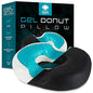 Gel Donut Pillow| Lifting Cushion | Donut Cushion for Tailbone Hemorrhoid Cushion Coccyx Sciatica Pregnancy Cushion, Black - color: Black Mesh