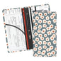Leather Car Registration and Insurance Card Holder, Cute Car Accessories Vehicle Glove Box Car Organizer for Documents, Cards, License Grey Cute Flowers - color: Grey Cute Flowers
