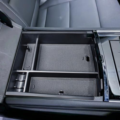 EDBETOS 2026 Traverse Center Console Organizer Compatible with 2024 2025 2026 Chevy Traverse Armrest Storage Box Interior Pallet Insert Tray Secondary Accessories Coin Container (Not for 2024-Limited)