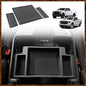 Center Console Organizer Compatible with 2022-2026 Chevy Silverado/GMC Sierra 1500 and 2024-2026 Silverado & Sierra 2500HD 3500HD Armrest Storage Box w/Bucket Seats ONLY(OEM Tray Mats only) - size: Console Mats