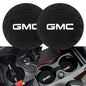 Car Cup Holder Coaster for GMC Recessed Silicone Cupholder Coaster Interior Accessories 2.75in 2Pieces Black - color: Black-a8