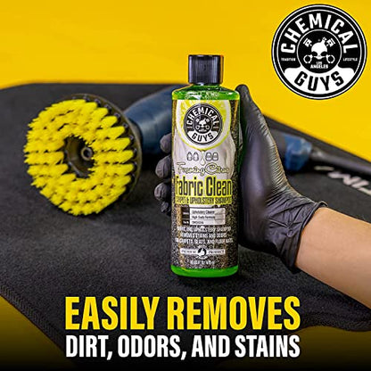 Chemical Guys Foaming Citrus Fabric Clean, Carpet and Upholstery Cleaner - Car Carpet Cleaner for Seats, and Floor Mats, Safe for Home, Office & More, Citrus Scent - 16 oz - size: 16 Fl Oz (Pack of 1)