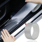 Car Door Edge Trim,Universal Door Sill Protector,Transparent Carbon Fiber Front/Rear Bumper Guard,Automotive Scratch Cover Strip Sticker(1.97" x33FT,White Carbon Fiber) - color: White Carbon Fiber-1.97"x33ft