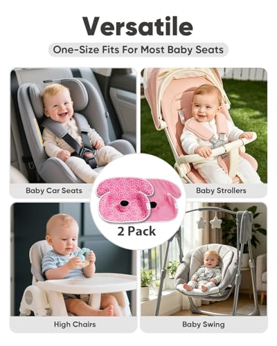 2 Pack Waterproof Baby Piddle Pads Carseat Potty Training Car Seat Protector, Waterproof Infant Car Seat Liner Cover to Prevent Pee, Leakproof and Washable (Red Flower) - color: Red Flower
