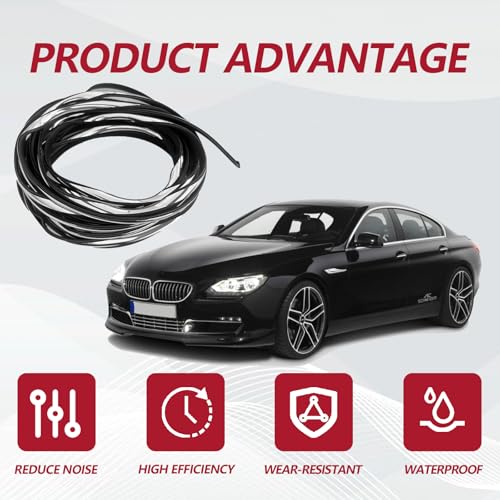 16FT (5M) Car Door Edge Protector, Universal U Shape Trim Molding Rubber Seal Protector with Fits Most Cars (Silver) - color: Silver