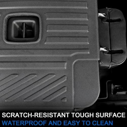 Kick Mats for 2021-2025 2026 Jeep Grand Cherokee L with 2nd Row Captain Chairs (Only for 6-Seater), All Weather TPE SeatBack Protector Accessories (L | 2nd Row Backrest Mats) - style: Grand Cherokee L | 2021-2026 | 2nd Row Backrest Mats