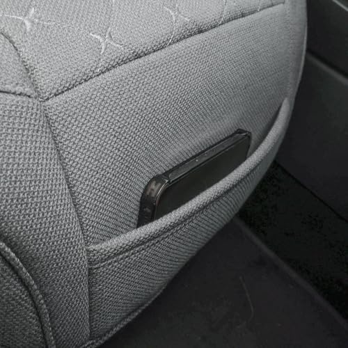 Suninbox Car Seat Cover,Bottom Car Seat Covers,Front Seat Only, Cloth Fabric Wrap Around The Bottom,Breathable Car Seat Protector Fits 95% of Vehicles 1 Piece,Gray - color: allgray