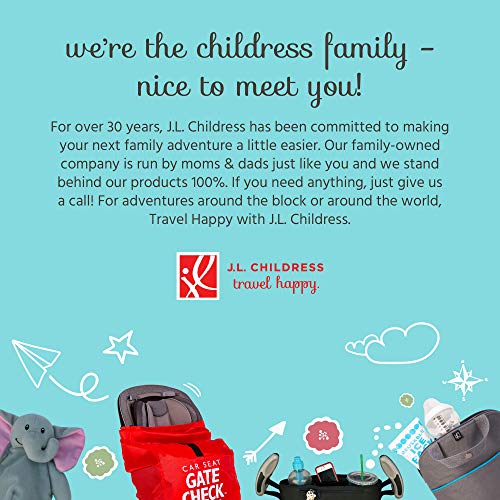 J.L. Childress Cooling Car Seat Heat Shield & Sun Shade Cover - Heat Protector & Cooler for Baby Car Seat, Reflective Summer Protection, Travel Accessories, Blocks UV Rays - Silver