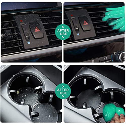 TICARVE Cleaning Gel for Car Detailing Car Cleaning Putty Auto Detailing Gel Detail Tools for Car Interior Cleaner Kit Car Vent Cleaner Automotive Car Cleaner Green - color: Green 1 Pack