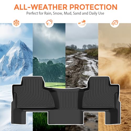 Floor Mats for Chevy Tahoe 2015-2020 and for GMC Yukon 2015-2020 (for Bucket Seat, Not for XL), Heavy Duty TPE All Weather Protection, Waterproof Non-Slip (Floor Mats & Cargo Liner & Seatback Mat) - style: 03) For Chevy Tahoe Bucket Seat | 2015-2020 | & F