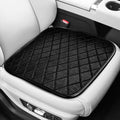 Front Car Seat Cover - Breathable Bottom Seat Cover, Linen Seat Pad Non-Slip Car Seat Protector, Universal Summer Seat Cushion for Car, Sedan, SUV, Truck and Van Office Home (Black)