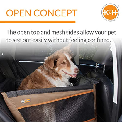 K&H Pet Products Buckle N' Go Dog Car Seat for Pets, Tan - color: Tan, size: Large 21 X 19 X 19 Inches