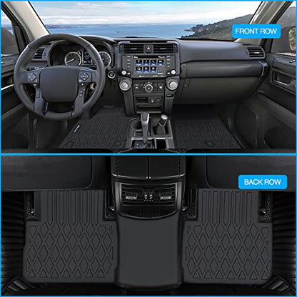 Nilight TPE Floor Mats for 2021 2022 2023 Hyundai Santa Fe 5 Seat (Non-Hybrid),All Weather Custom Fit Heavy Duty Floor Liners - color: 2021-2024 Hyundai Santa Fe