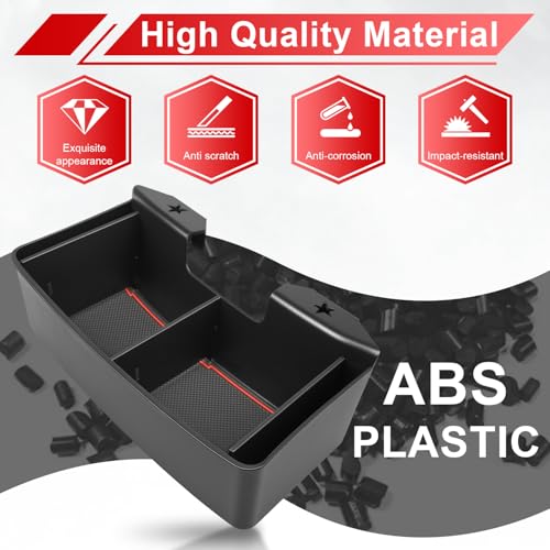 Center Console Hanging Organizer Box Compatible With For 2019-2026 Chevy Silverado/GMC Sierra 1500 and 2020-2026 Silverado/Sierra 2500HD 3500HD Split Bench Seat Hanging Storage Box Accessories
