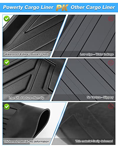 Powerty Trunk Mat Compatible with Toyota Prius 2019-2023 Cargo Liner Accessories All Weather Cargo Mat TPO (Latest XW50 Since November 2018) - size: Cargo Mat｜For｜19-23｜Toyota Prius