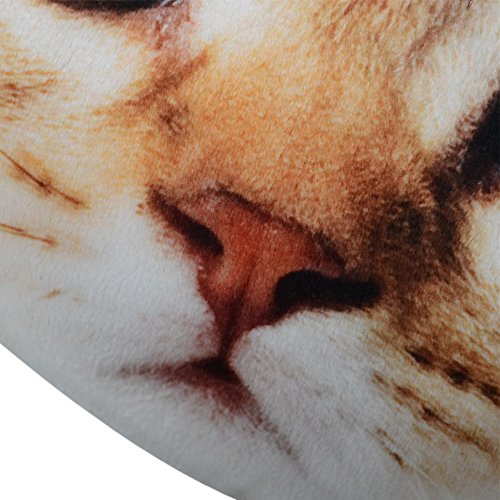 OiseauVoler Cute Car Neck Rest Pillow with Strap Comfortable Headrest Neck Pillows for Office Chair Travel Driving Cat - color: Cat