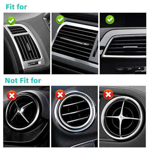 NBTEPEM Bling Car Air Conditioner Decoration Strip for Vent Outlet, 10 PCS Universal Rhinestone Car Vent Outlet Trim Decorations, Bling Interior Accessories for Women and Girls (Aquamrine) - color: Aquamarine