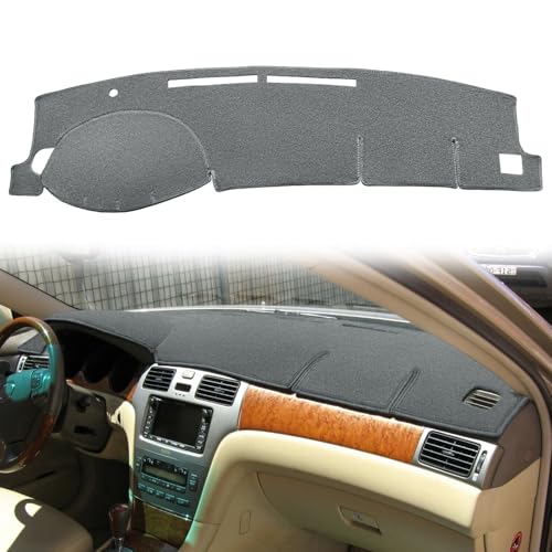 Dash Cover Mat Custom Fit for 2002-2006 Lexus ES300 ES330, Dashboard Cover Pad Carpet Protector F116 (Charcoal Gray) - color: 02-06 ES300 ES330 Dark Gray