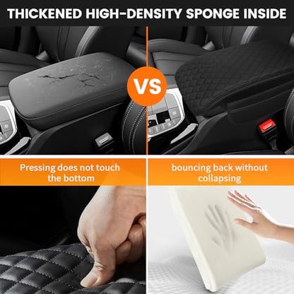 Car Center Console Cover Armrest Cover for 2018-2023 2024 BMW X3 Center Console Pad Interior Accessories Car Armrest Seat Box Cover Protector with Pockets Storage Bag - size: BMW X3 2018-2024