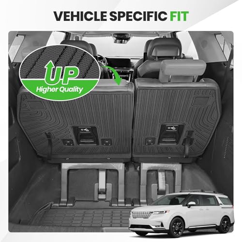 Carnival Cargo Liner - Trunk Mat for Kia Carnival 2022-2025 2026, All Weather Cargo Mat for Carnival Accessories, Heavy Duty Car Mats, Car Accessories - size: 4)Kia Carnival 22-26