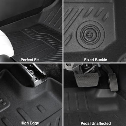 Floor Mats for Honda HR-V 2023-2026, All Weather Floor Mats Trunk Cargo Liner with Backrest Protectors and Door Sill Guards Accessories, Full Coverage Set - style: For Honda HR-V | 2023-2026