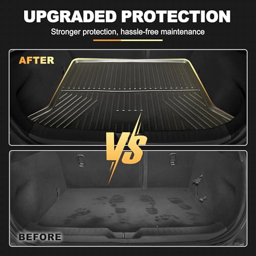 Floor Mats & Cargo Mats Set Fit for Mazda CX-30 2020-2026 All Weather Floor Liners Heavy Duty Car Mats Trunk Liner TPE Heavy Duty Non-Slip Automotive Floor Liners Full Set CX30 Accessories - style: 1)20-25 CX-30 Floor & Cargo Mats