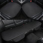 Breathable & Anti-Slip Viscose Filament Car Seat Covers,Ice Silk Non-Slip Car Seat Pad for Summer Breathable and Refreshing (Black,Seat Full Set) - color: Black, size: Seat Full Set