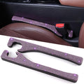 Briwill Purple Car Seat Gap Filler, Set of 2 Handmade Crystal Rhinestone Diamond Purple Gap Filler for Car SUV Truck Purple Bling Car Accessories for Women(Purple) - color: M-Purple