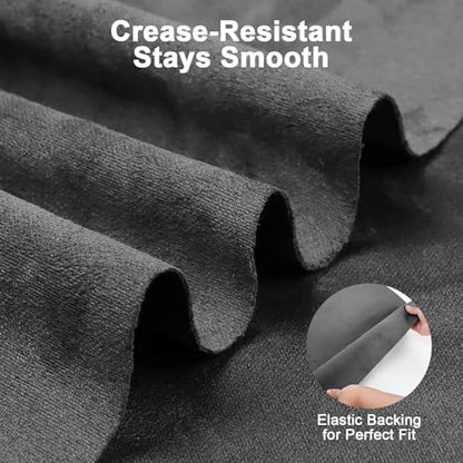 Premium Black Suede Fabric Wrap - 17x70 inch Suede Wrap for Car Interior - Self-Adhesive Microfiber and Synthetic Leather, Stretchable Interior Film for Car and Home Decor