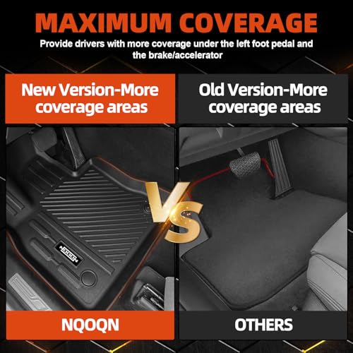Custom Fit Floor Mats for Lincoln MKS 2009-2016, All Weather TPE Floor Liners with Trunk Mat, Odorless Full Set Interior Accessories - size: 14)MKS|2009-2016