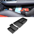 Jaronx Compatible with BMW X1 Center Console Organizer Tray 2023 2024 2025 2026 U11, 2PCS Lower Console Organizer Tray, TPE Storage Box for 2023-2026 BMW X1 Accessories - size: X1 U11 Console Organizer