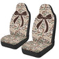 Bow Car Seat Covers Camo Hunting Car Seat Cover Protector Front Seats Easy to Install and Clean Automotive Interior Seats Covers Suitable for Most Cars,SUV,Sedan - color: Bow Camo Hunting