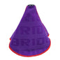 Universal Shift Knob Shifter Boot Dust Cover Purple Canvas Hyper Fabric Racing Car Gear Shift Knob Collars MT/at - color: Purple