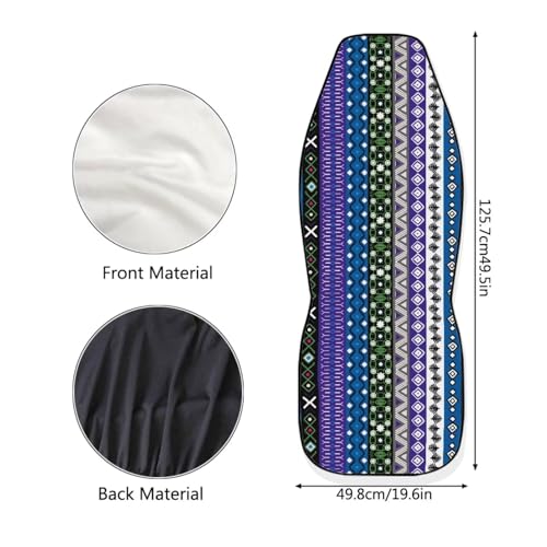 Baga Ethnic Striped Print Print Car Seat Covers for Women Men,Universal Auto Front Seats Protector Fits for Car,SUV Sedan,Truck - color: Baga Ethnic Striped Print 86