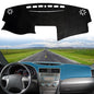 Dashboard Cover Suitable for Toyota Camry 2007 2008 2009 2010 2011 Car Dashboard Cover Sun Visor Mat Non-Slip Polyester Dashboard Accessories (Black) - size: 2007-2011 For Toyota Camry
