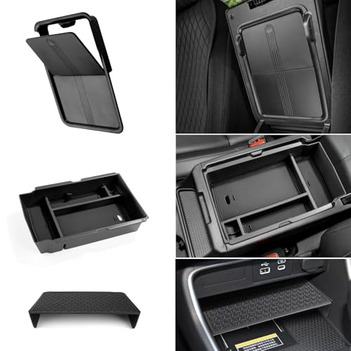 Center Console Organizer Armrest Box Tray Glovebox Hidden Storage Compartment Compatible with Honda CR-V 2023 2024 2025 2026 Accessories -3PCS