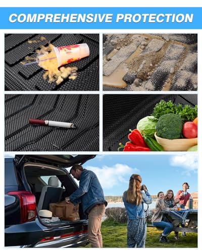 Powerty Trunk Mat for 2022-2025 Honda Civic Sedan (Not for Hatchback) Accessories Cargo Mats TPO All Weather Cargo Liner Heavy-Duty Trunk Liners(Not for 2-Doors Models) - size: For｜Honda Civic Sedan｜22-25｜Cargo Mat