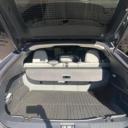 AOSKonology Mustang Mach-E All Weather Trunk Mat, 3D Cargo Liner Rear Floor Mat (2021-2023, Foldable, Rubber, Custom Fit) - style: Trunk Mat
