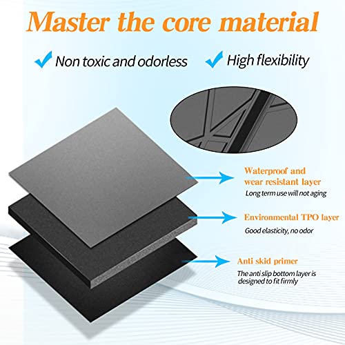 Elsetyler Cargo Liner for 2024 Chevolet/Chevy Trailblazer - Black TPO All Weather Heavy Duty Waterproof Rear Cargo Tray Trunk Floor Mat Protector Compatible with 2021-2026 Chevolet/Chevy Trailblazer - color: 2021-2026 Chevolet/Chevy Trailblazer