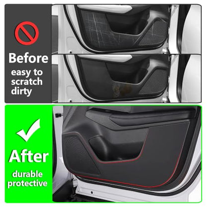 Car Door Anti Kick Pad for Mitsubishi Outlander Accessories 2022 2023 2024 2025 2026 Protector Mat Dirty Collision Stickers Interior
