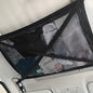 Upgraded Car Ceiling Cargo Net Pocket, NO SAGGING Roof Cargo Net Organizer, Strong Bearing Adjustable Capacity, Road Trip Accessories for Truck SUV, Car Camping Essentials