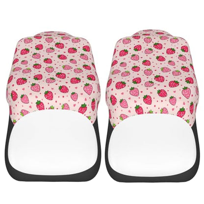 Dujiea Pink Strawberry 2 Pcs Universal Auto Seat Covers Front Seats Only, Vehicle Bucket Seat Protectors Fit for Most Car SUV Sedan and Truck - color: Strawberry